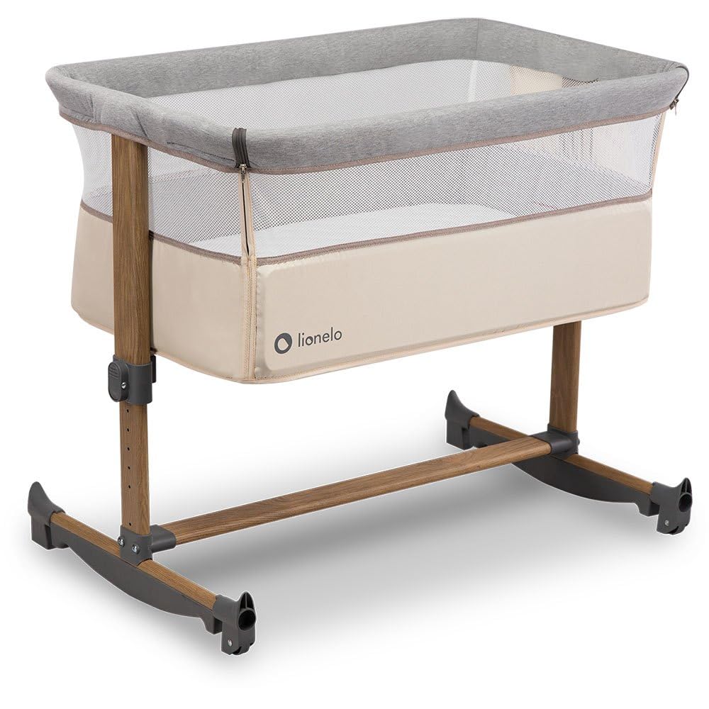 3-in-1 Babybett höhenverstellbar mit Schaukelfunktion & Matratze