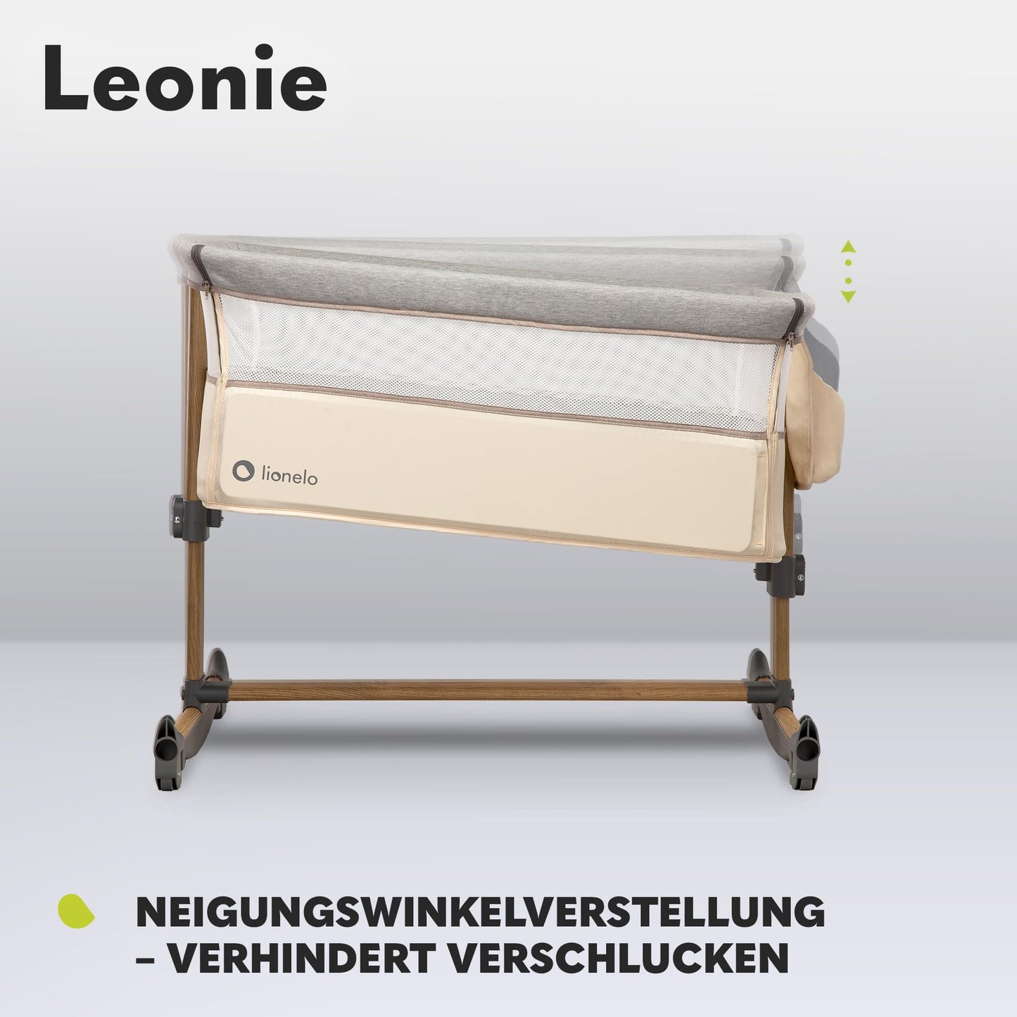 3-in-1 Babybett höhenverstellbar mit Schaukelfunktion & Matratze
